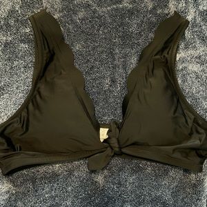 J. Crew Black Bikini Top